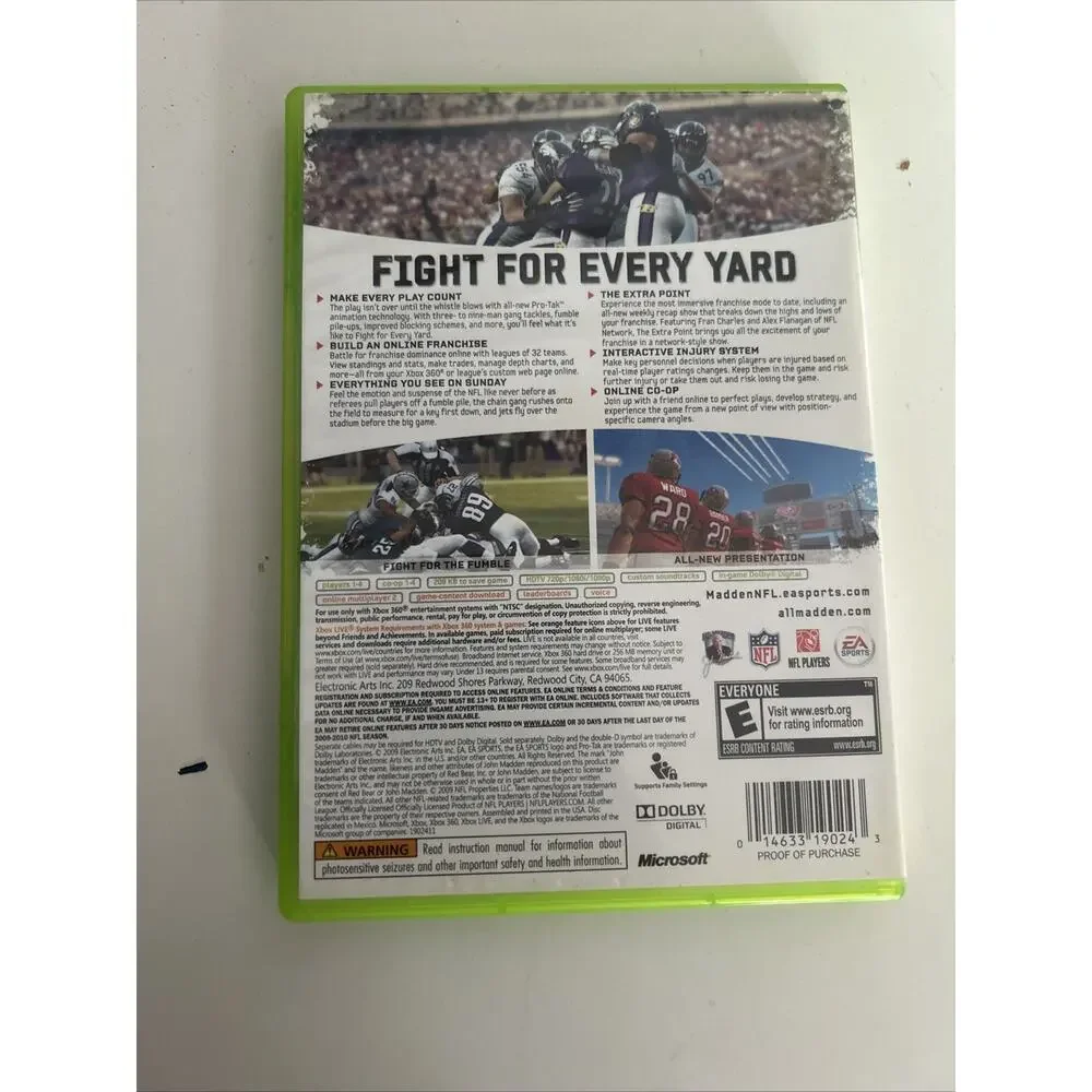 Madden NFL 10 - Microsoft Xbox 360